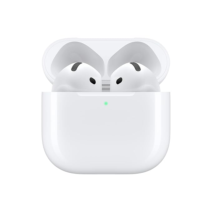 NeuPods 4 Wireless Earbuds, Bluetooth Headphones, Personalised Spatial Audio, Sweat and Water Resistant, USB-C Charging Case, Up to 30 Hours of Battery Life, Effortless Setup for iPhone